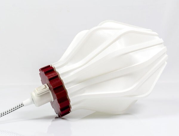 Lampada Uii stampata in 3d di Microstudio